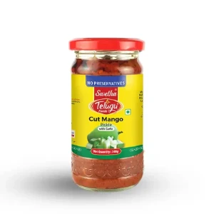 Cut Mango Pickle (With Garlic)